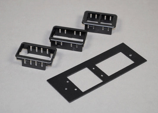 OFR47-U2A - Wiremold - OFR47U2A OFR Overfloor Raceway Extron MAAP2A Combo Device Plate