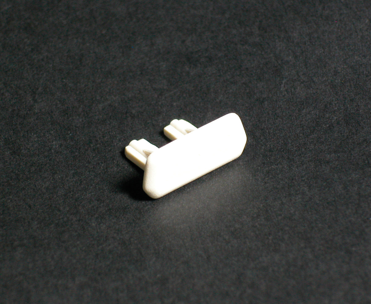 410B-WH - Wiremold - 410BWH 400 Blank End Fitting in White