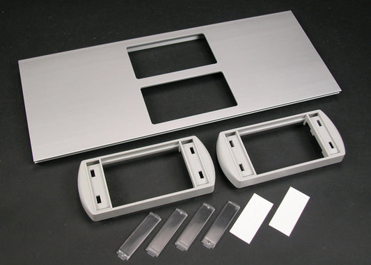 AL5256-2LPB3S2 - Wiremold - AL52562LPB3S2 Large MultiChannel Raceway Ortronics Low Profile Adapter Cover Plate