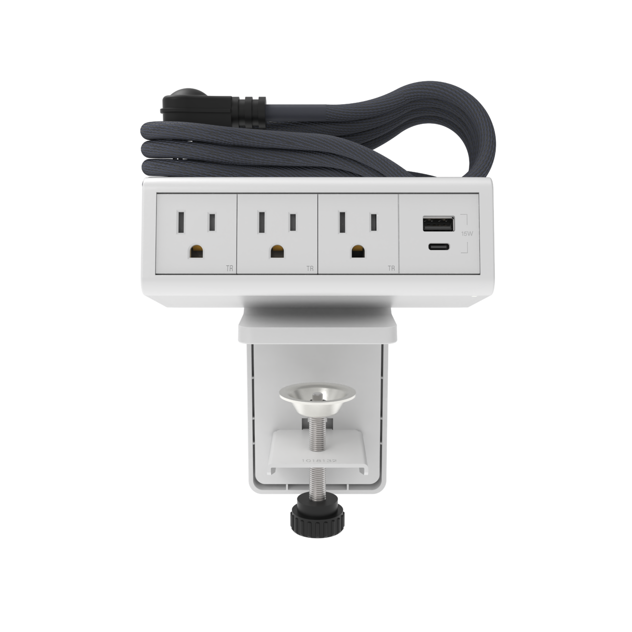 4-Cube-dash-Desktop-Power-Center-White - Wiremold - dash 4Cube Desktop Power Center in White