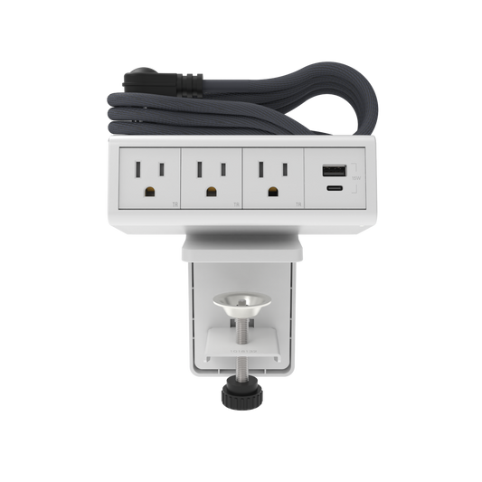 4-Cube-dash-Desktop-Power-Center-White - Wiremold - dash 4Cube Desktop Power Center in White