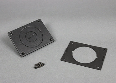 829CKAL-34BK - Wiremold - 829CKAL34BK Communications Cover Plate in Black