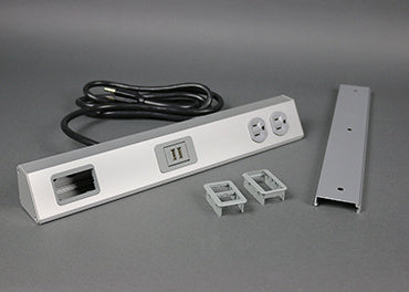 TSAX1F1BK1U - Wiremold - TSAX1F1BK1U TableSource Table Box with 1 Communication Opening with SurfaceMounted in Black