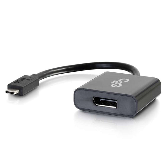 CG29482 - C2G - USB-C to DisplayPort Adapter Converter 4K 30Hz Black