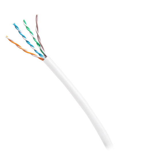 C2G56034 - C2G - 1000ft (304.8m) TAA Compliant Cat6 Bulk Unshielded UTP Ethernet Network Cable with Solid ConductorsRiser CMR-Rated White