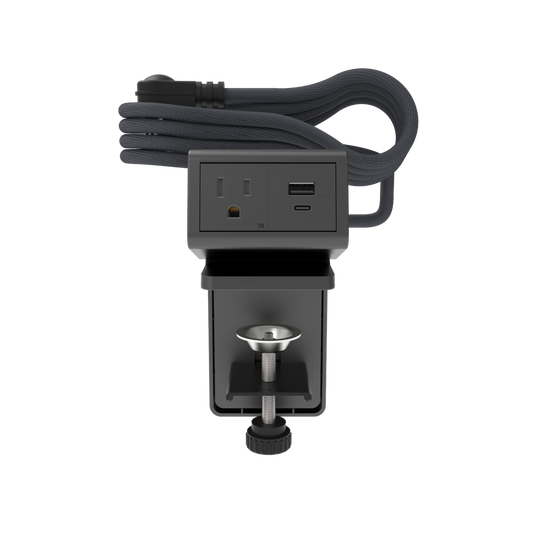 2-Cube-dash-Desktop-Power-Center-Graphite - Wiremold - dash 2Cube Desktop Power Center in Graphite