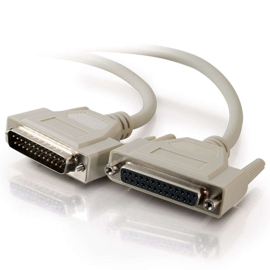 CG02658 - C2G - 15ft DB25 M/F Serial RS232 Extension Cable