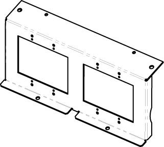 EFB8-22GMB - Wiremold - EFB822GMB Evolution EFB8 Floor Box Mounting Bracket