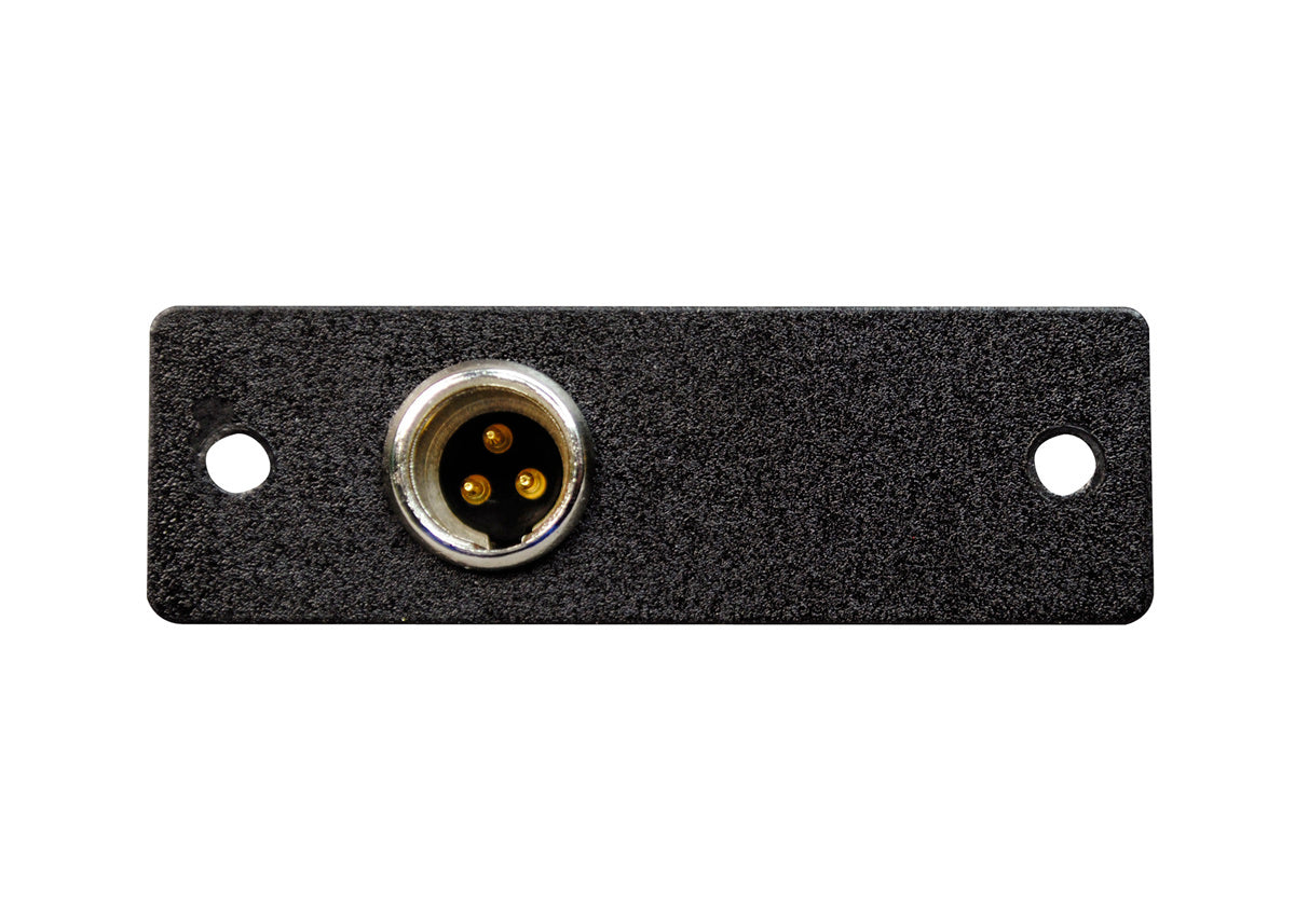 AV8010BK - Wiremold - AV8010BK Mini XLR 3Pin Male to Solder Cups in Black