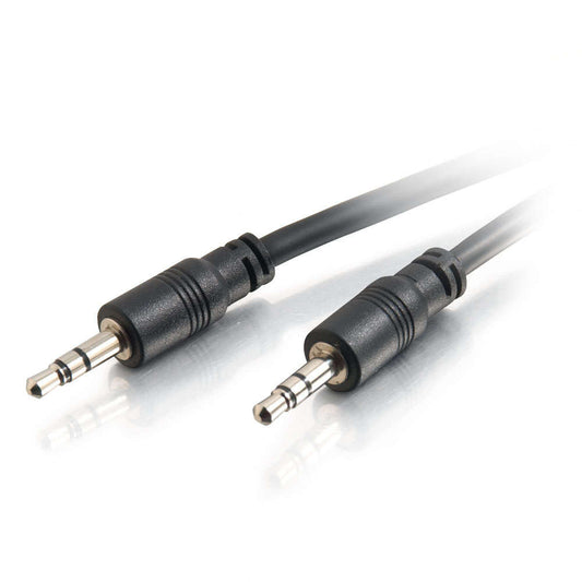 CG40106 - C2G - 15ft 3.5mm Stereo Audio Cable With Low Profile Connectors M/M InWall CMG-Rated