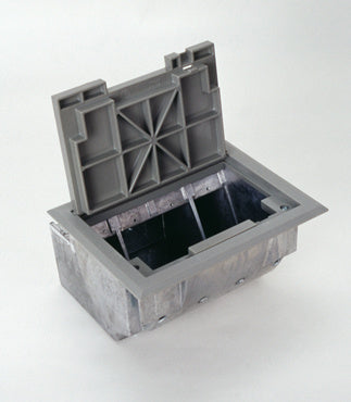 AF1-YC - Wiremold - AF1YC Raised Floor Box in Gray