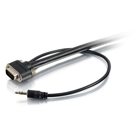 CG50224 - C2G - 3ft Select VGA plus 3.5mm Stereo Audio AV Cable M/M InWall CMG-Rated