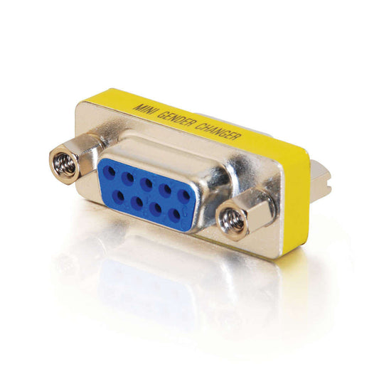 CG02781 - C2G - DB9 F/F Serial RS232 Mini Gender Changer Coupler