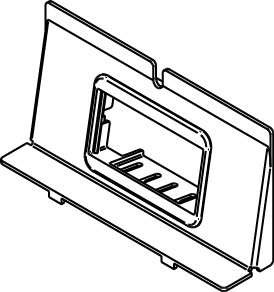 WTB-2-AB - Wiremold - WTB2AB Communication Bracket