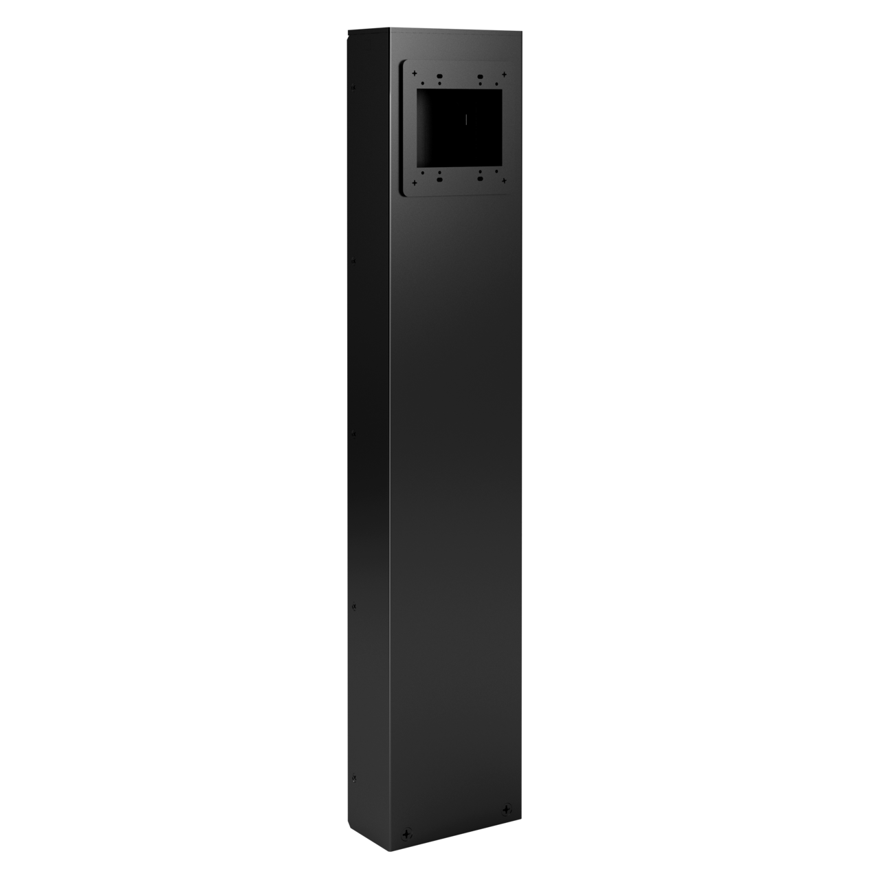 XPP2G30D-BK - Wiremold - XPP2G30DBK Outdoor Power Pedestal with Two Gang Device Plate with Internal Divider in Black
