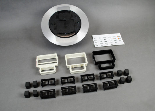 881AMD8CTCVY - Wiremold - 881AMD8CTCVY 881 RatchetPro Single Service Floor Box Cover Kit in Ivory