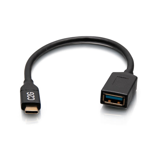 C2G29515 - C2G - USB-C Male to USB-A Female Adapter Converter USB 3.2 Gen 1 5Gbps