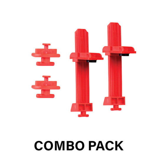 AC1051RCKH4 - On-Q - Forward Combo Pack Small Device Mounting Clamps and Keyhole Post Clips