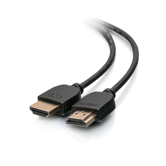 CG41361 - C2G - 1ft (0.3m) C2G Plus Series Slim Flexible HDMI Cable with Low Profile Connectors 4K 60Hz