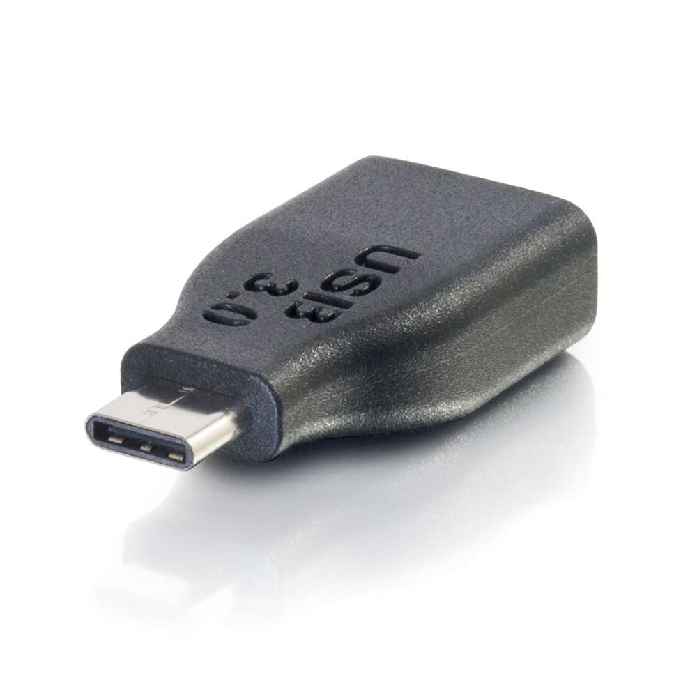 CG28868 - C2G - USB 3.0 USB 3.1 Gen 1 USB-C to USB-A Adapter Converter MF Black