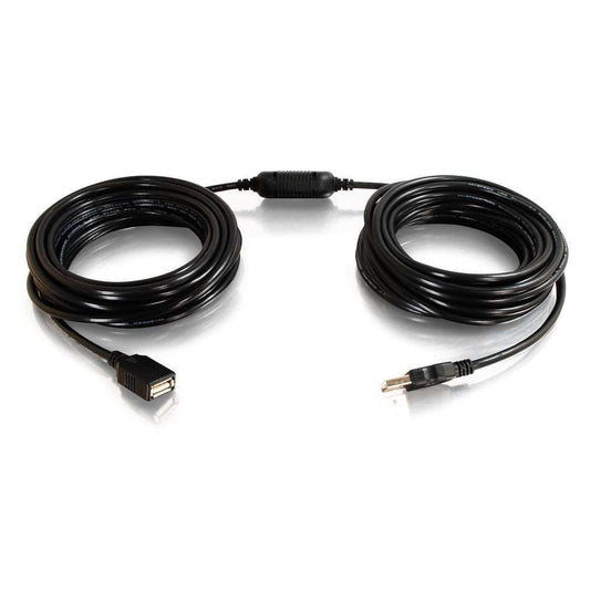 CG38988 - C2G - 25ft USB A Male to Female Active Extension Cable Center Booster Format