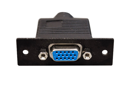 AV1002BK - Wiremold - 15Pin HD Female to Five BNC on 4 Pigtails in Black