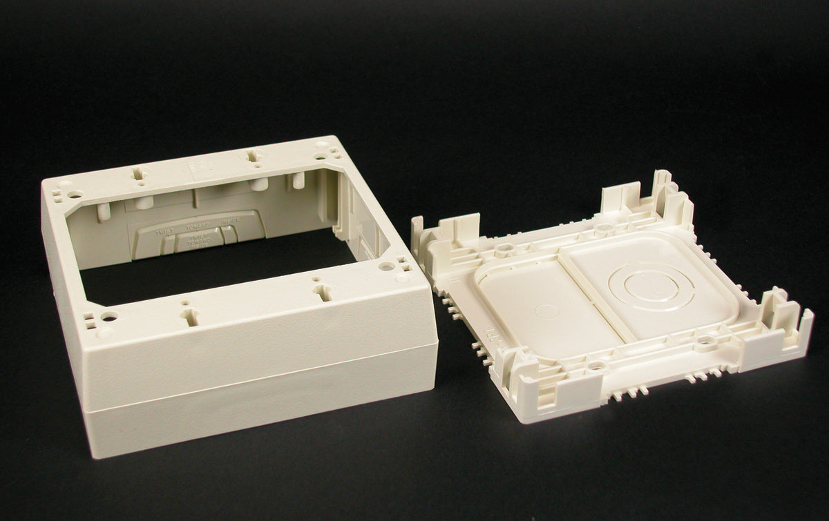2348-2 - Wiremold - 23482 Two Gang Deep Device Box Fitting in Ivory