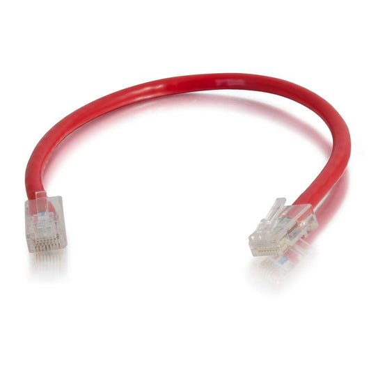 CG00965 - C2G - 6 Inch Cat6 Non-Booted Unshielded UTP Ethernet Network Patch Cable Red