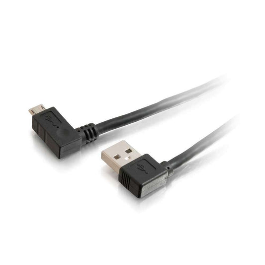 CG28113 - C2G - 1m USB 2.0 A Right Angle Male to MicroUSB B Right Angle Male Cable 33ft