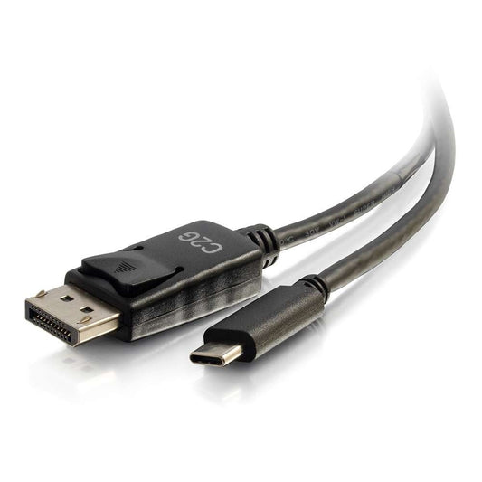 CG26902 - C2G - 6ft (1.8m) USB-C to DisplayPort Adapter Cable 4K 30Hz Black