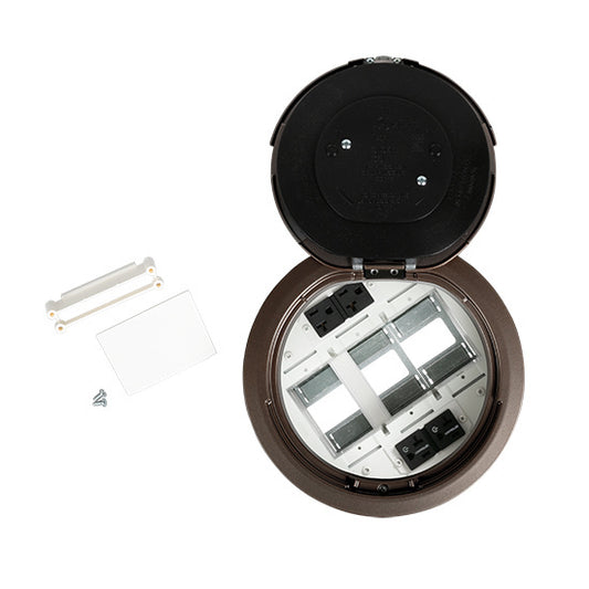 8ATC2PCRBZ - Wiremold - 8ATC2PCRBZ 8 inch Prewired Surface Bronze Assembly Marked Controlled Circuit
