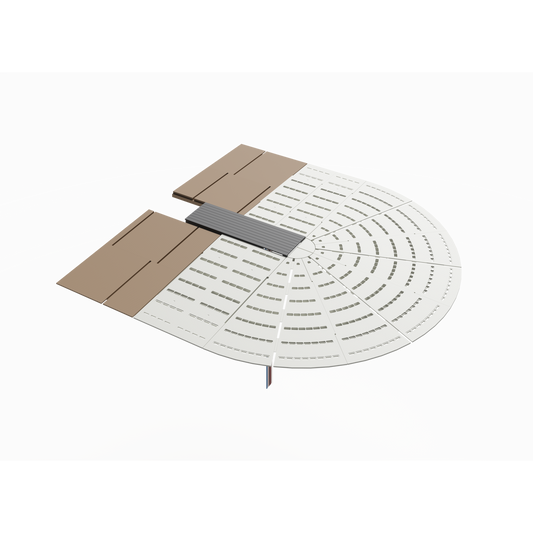 CTMXP-DG - Connectrac - In Carpet Poke Thru Entrance Fitting for Powertracs CTMXPDG
