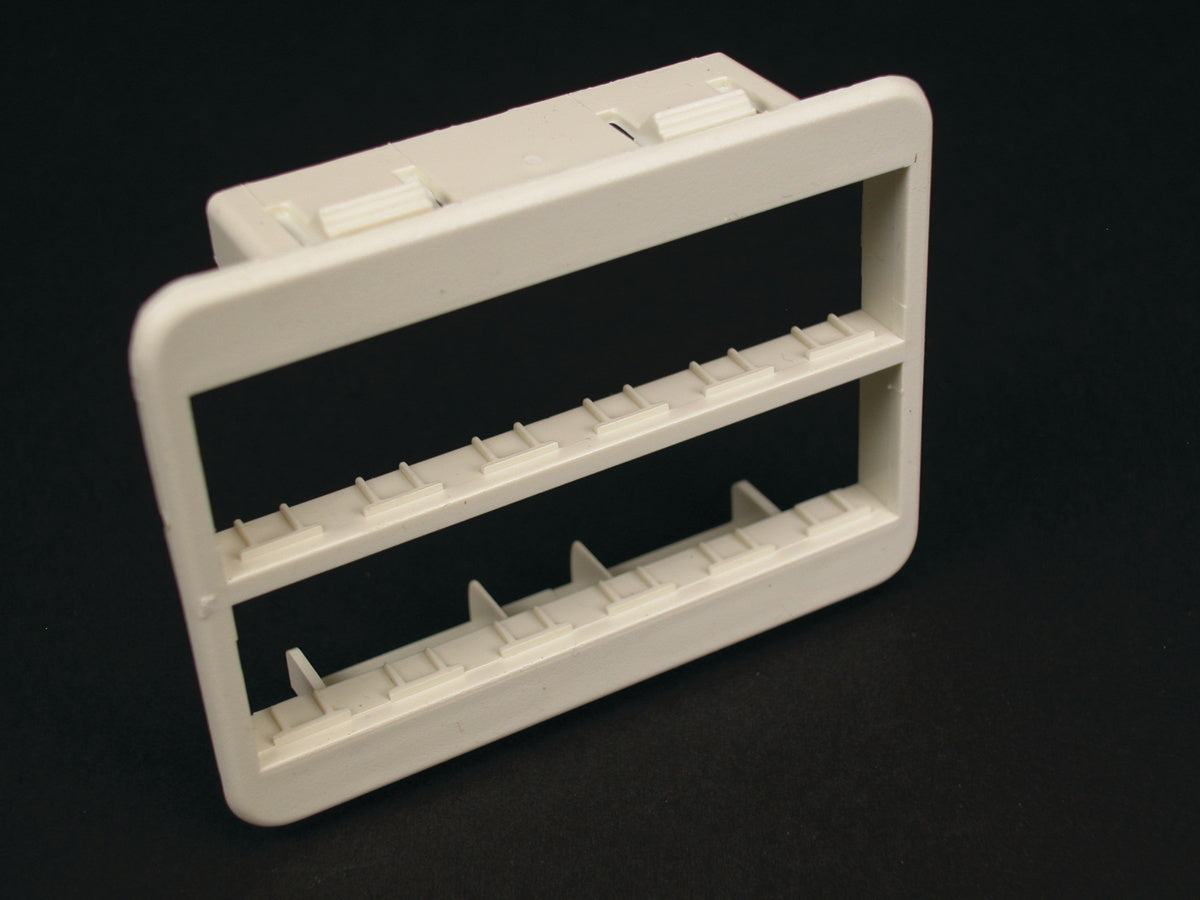 MAB6TJ - Wiremold - MAB6TJ CM Ortronics Tracjack 6A Adapter Mounting Bezel in Ivory