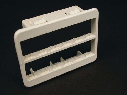 MAB6TJ - Wiremold - MAB6TJ CM Ortronics Tracjack 6A Adapter Mounting Bezel in Ivory