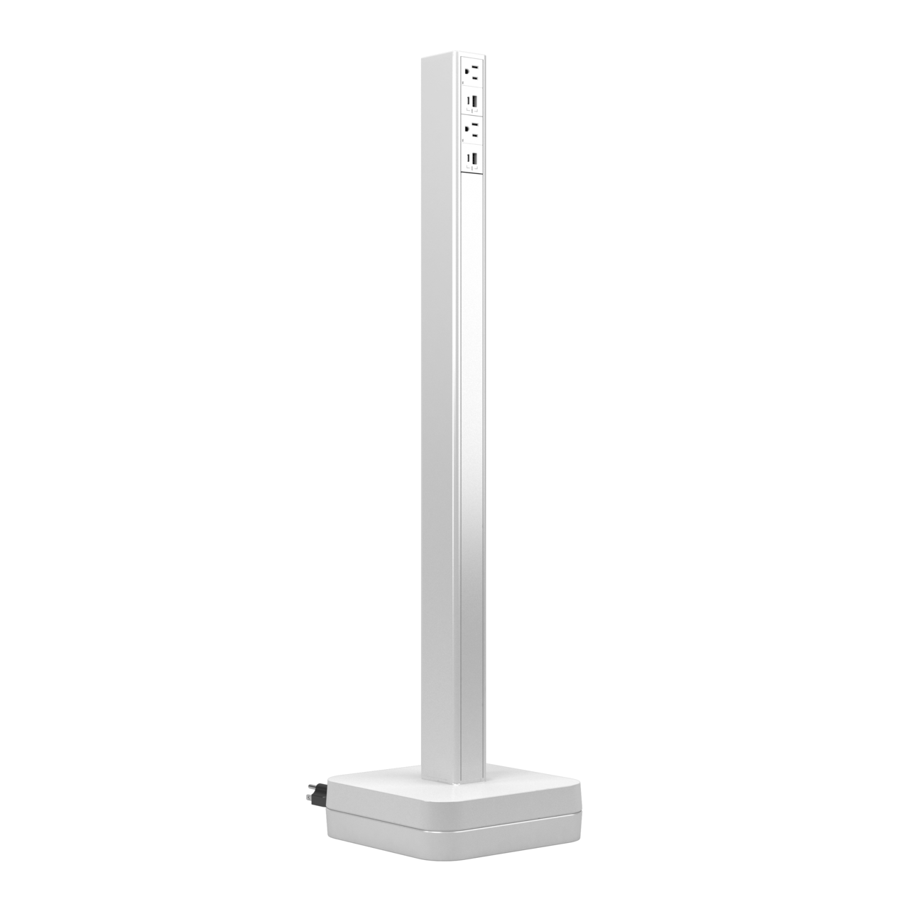dash-Power-Tower-White - Wiremold - dash Power Tower in White