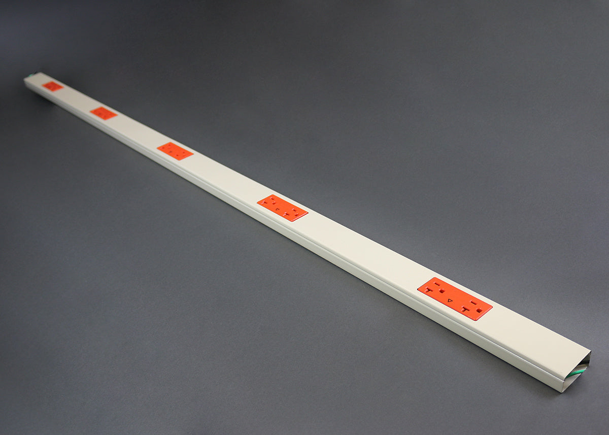 24S7212IGX99IV - Wiremold - 24S7212IGX99IV Steel Plugmold Multioutlet Strip