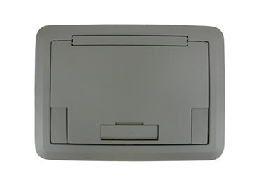 EFB45BTCGY - Wiremold - EFB45BTCGY Evolution EFB45 Floor Box Surface Style Cover with Solid Lid in Gray