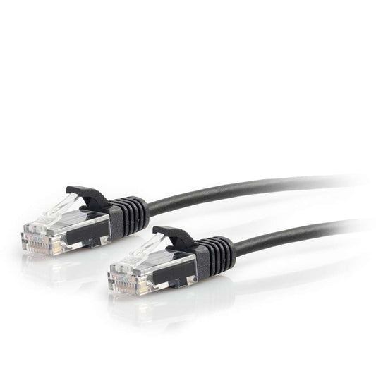 CG01099 - C2G - 15ft Cat6 Snagless Unshielded UTP Slim Ethernet Network Patch Cable Black