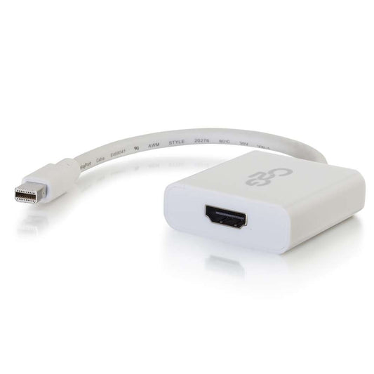CG54308 - C2G - Mini DisplayPort to HDMI Active Adapter Converter 4K 30Hz White