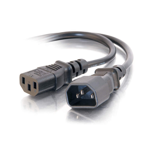 CG03142 - C2G - 2ft 18 AWG Computer Power Extension Cord IEC320C14 to IEC320C13