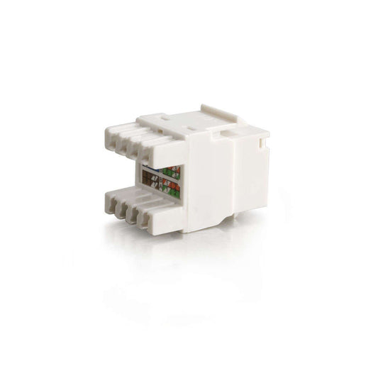 CG03791 - C2G - Cat5E RJ45 UTP Keystone Jack White