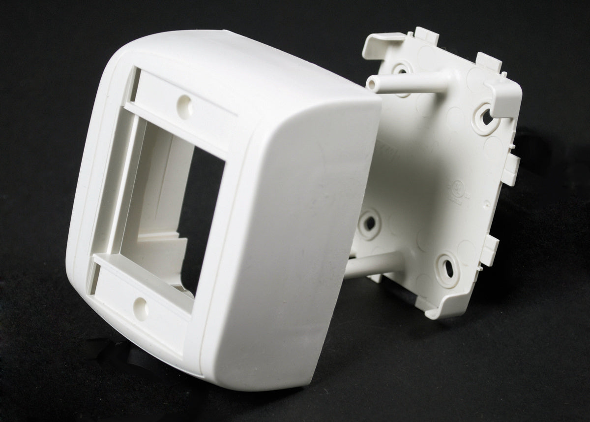 PBB2S2FW - Wiremold - PBB2S2FW Eclipse Bezel Box Fitting in Fog White