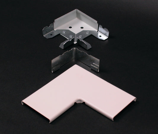 2411M-FW - Wiremold - 2411MFW 2400 Flat Elbow Fitting in Fog White