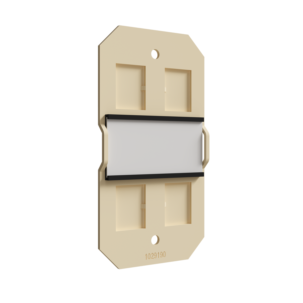 810DJ4LB - Wiremold - 1Gang Labeled Data Plate