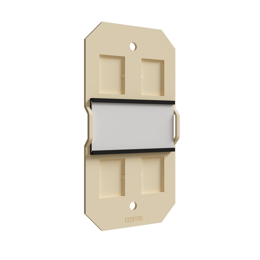 810DJ4LB - Wiremold - 1Gang Labeled Data Plate