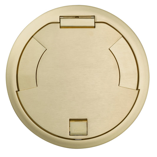10CTCSB - Wiremold - 10CTCSB Evolution 10CTC Surface Style Cover Assembly in Satin Brass