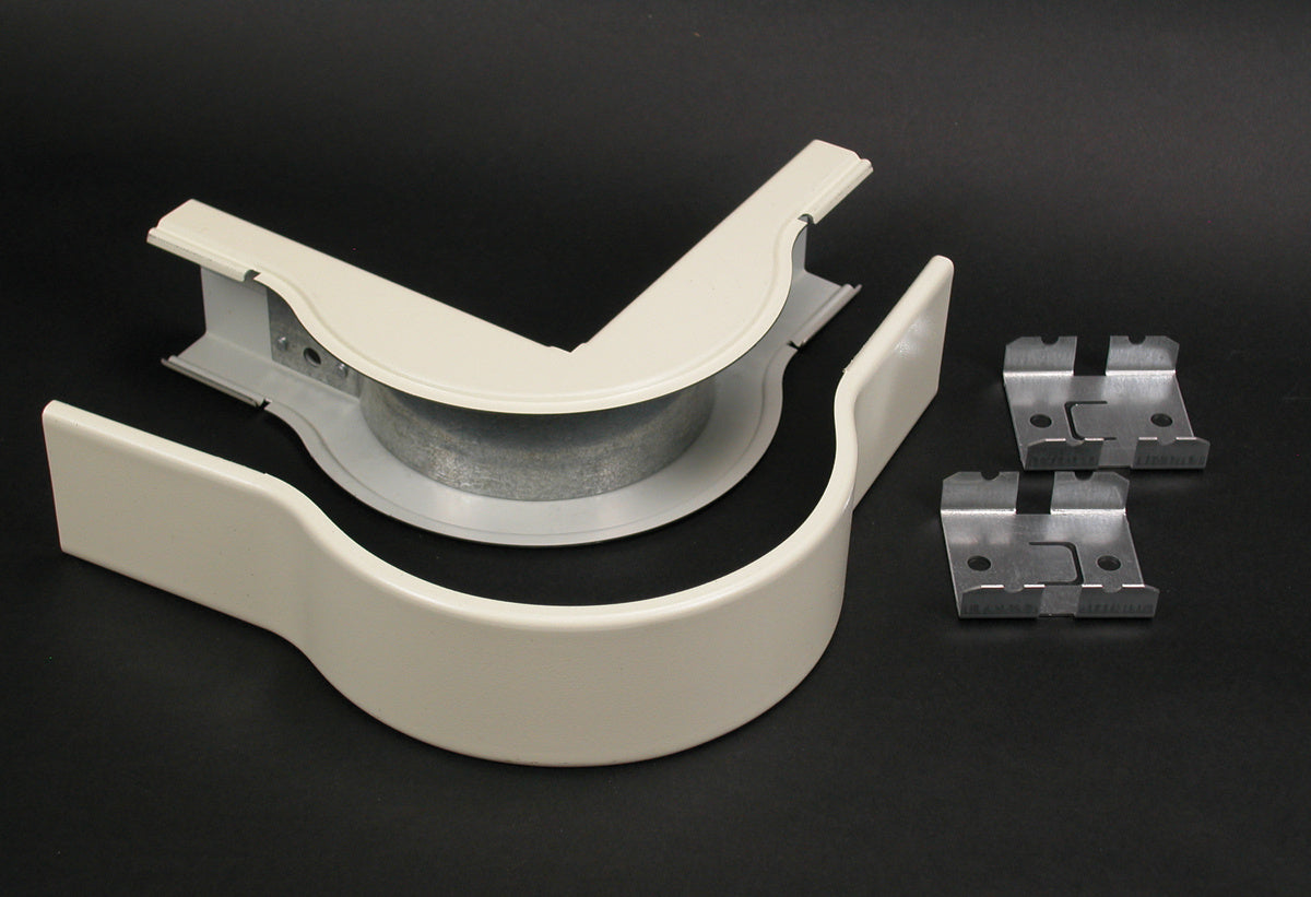 2418FO-FW - Wiremold - 2418FOFW 2400 Radiused External Elbow Fitting in Fog White