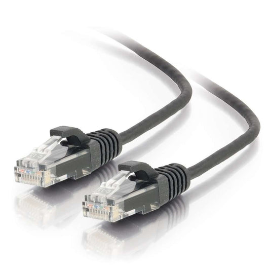 CG01058 - C2G - 3ft Cat5e Snagless Unshielded UTP Slim Ethernet Network Patch Cable Black