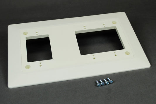 WSA00-4WH - Wiremold - WSA004WH WallSource Open Architecture Device Mounting Bracket and Trim Ring in White