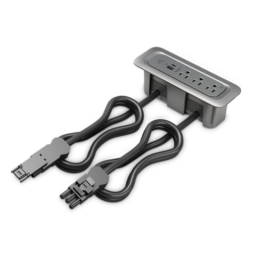 MDCF3-MG - Wiremold - MDCF3MG ModPower Middle Unit In Surface in Magnesium